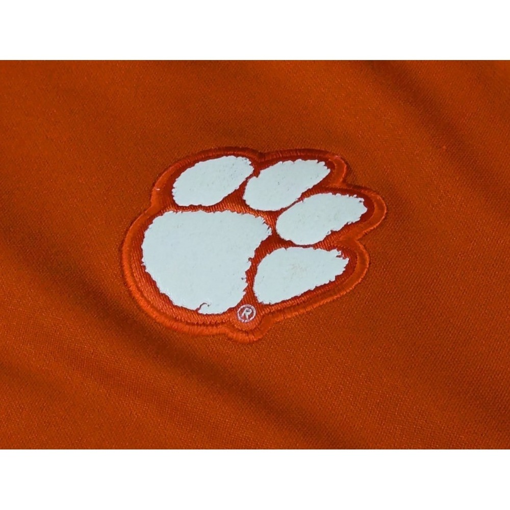 Nike Mens Clemson Tigers Dri-FIT Short Sleeve Polo Shirt Large Orange Solid - Picture 5 of 12